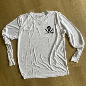 Haggard Pirate Sun White Long Sleeve Men's Shirt